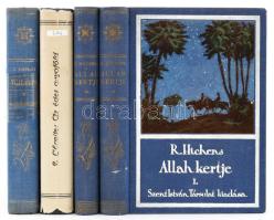 4 db Szent István társulat kiadású regény: Allah kertje 1-2, Az édes anyaföld, Tuilette