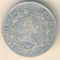 Ausztria/magyar verdejel 1791B 20Kr Ag II. Lipót T:3/2