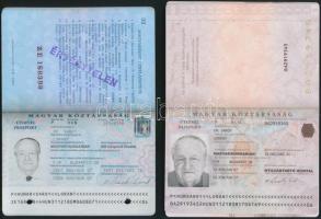 cca 2000-2010 3 db magyar útlevél