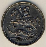 1998 "Szent György-érem" nagyalakú Br emlékérem T:1 Eredeti díszdobozban, tanúsítvánnyal!