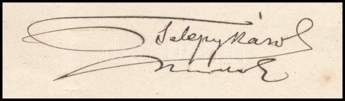 1898 Telepy Károly (1828 - 1906) tájképfestő, az Országos Magyar Képzőművészeti Társulat műtárnokána...