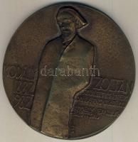 1982. "Kodály Zoltán" extrém nagyalakú Br plakett, szignált T:1 Eredeti díszdobozban!