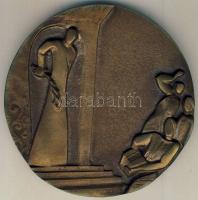 1982. "Kodály Zoltán" extrém nagyalakú Br plakett, szignált T:1 Eredeti díszdobozban!