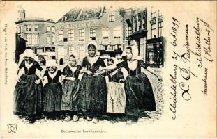 1899 (Vorläufer) Zeeuwsche boerinnetjes / Dutch folklore, peasant women from Zeeland (EK)