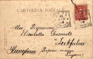 1900 Roma, Rome; SS Leone XIII in Sedia Gestatoria e la sua Corte / Pope Leo XIII (fl)