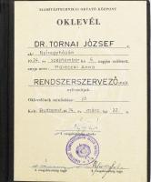 cca 1940-19603 db klf bizonyítvány: