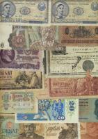Vegyes világ, bankjegy tétel az 1700-as évek végétől 84db T:vegyes