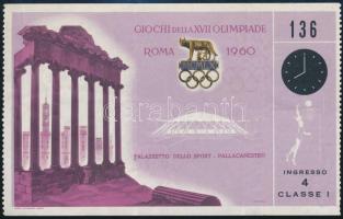 1960 Római Olimpia belépőjegy / Ticket for Roma Olympic games