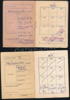 1972 Építők művelődési háza tagsági 2 db, egyik bélyegekkel