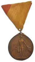 1943. bronz kerékpáros díjérem mellszalagon 1943. 6. 6. - 2. beütéssel (37mm) T:2,2-