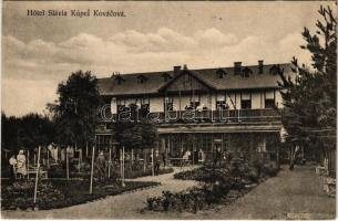 Kovácsfalva, Kovácová, Kúpele Kovácová; Hotel Slávia / Kovácsfalva fürdő, szálloda és vendéglő / spa, hotel, restaurant (EK)