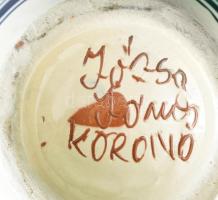 Józsa János Korond váza, korának megfelelő állapotban, m: 21 cm