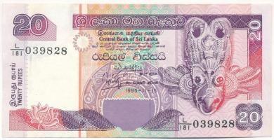 Sri Lanka 1995. 2R T:I- Sri Lanka 1995. 20 Rupees C:AU Krause P#109