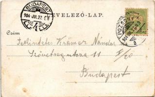 1904 Pozsony, Pressburg, Bratislava; Aupark Palugyay Café / Palugyay Ligeti Kávéház. Schneider &...