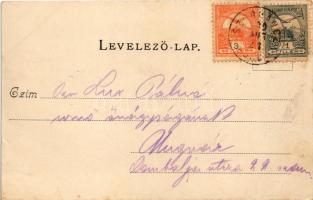 1900 Szobránc, Szobráncfürdő, Kúpele Sobrance; Orvos lak, Vendéglő, Fürdőház, Gyógykút, Kastély. Mar...