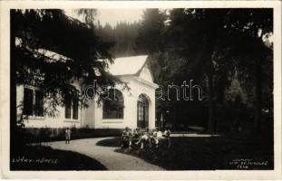 1927 Lucski-fürdő, Lúcky Kúpele (Liptó); Badehaus / fürdőház / bathhouse, spa (EK)