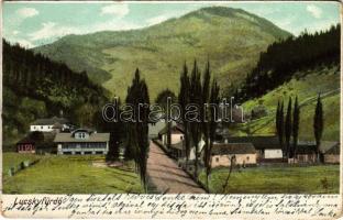 1903 Lucski-fürdő, Lúcky Kúpele (Liptó); látkép / spa, general view. O.Z.M. (kopott sarkak / worn corners)