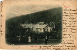 1900 Kassa, Kosice; Bankó-fürdő. Varga Bertalan kiadása / spa, bath in Bankov (EM)