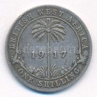Brit Nyugat-Afrika 1917. 1Sh Ag "V. György" T:2- patina, kis ph
British West Africa 1917....
