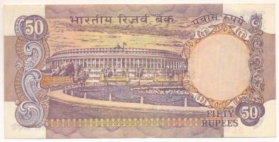 India 1978. 50R T:I India 1978. 50 Rupees C:UNC Krause#84