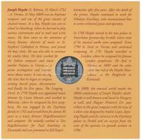 2009. 5Ft-200Ft "Haydn" (6xklf) forgalmi sor + "Joseph Haydn" Ag emlékérem (12g/...