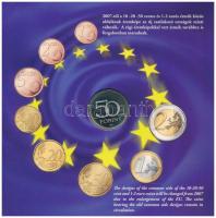 2007. 1Ft-100Ft (7xklf) forgalmi sor szettben,"A Római Szerződés aláírásának 50. évfordulója&qu...