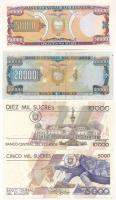 Ecuador 1994-1999. 5000S + 10.000S + 20.000S + 50.000S T:II-III
Ecuador 1994-1999. 5000 Sucres + 10...