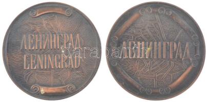 Szovjetunió ~1980. "Leningrád" bronz emlékérem (2xklf)(74mm) T:1-
Soviet Union ~1980. &qu...