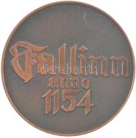 Észtország 1970. Tallinn anno 1154 bronz emlékérem (78mm) T:1- Estonia 1970. Tallinn anno 1154 bronze commemorative medallion (78mm) C:AU