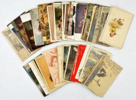 Kb. 100 db RÉGI motívum képeslap vegyes minőségben / Cca. 100 pre-1945 motive postcards in mixed qua...