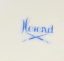 Herendi virág mintás vázácska. Kézzel festett, jelzett, hibátlan 12 cm