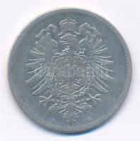 Német Birodalom 1874B 1M Ag T:3 
German Empire 1874B 1 Mark Ag C:F 
Krause KM#7