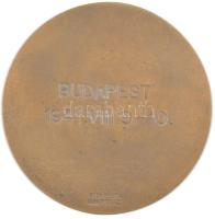 Berán Nándor (1889-1965) 1941. "Olasz-magyar atlétikai viadal" bronz emlékérem a két orszá...