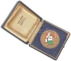 Berán Nándor (1889-1965) 1941. "Olasz-magyar atlétikai viadal" bronz emlékérem a két orszá...