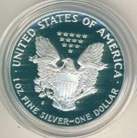 USA 1986. 1$ Ag "Liberty" 1oz T:PP Exkluzív kiadásban, díszdobozban, tanúsítvánnyal!