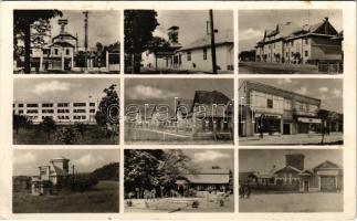1943 Aknaszlatina, Akna Slatina, Slatinské Doly, Szolotvino, Solotvyno; Kunigunda bánya, Lenner és Cikta üzlete / mine, shops (EK)
