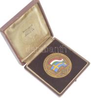 Berán Nándor (1889-1965) 1942. "Svéd-magyar atlétikai viadal" bronz emlékérem a két ország...