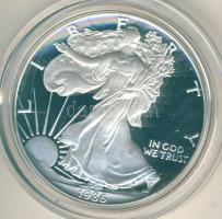 USA 1986. 1$ Ag "Liberty" 1oz T:PP Exkluzív kiadásban, díszdobozban, tanúsítvánnyal!