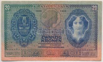 1907. 20K "1964 026103" T:III hajtás mentén két kis szakadás
Adamo K16