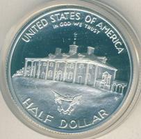 USA 1982. 1/2$ Ag "Washington" díszkiadásban, tanúsítvánnyal T:PP