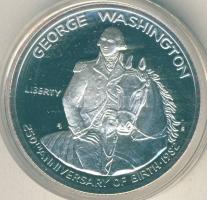 USA 1982. 1/2$ Ag "Washington" díszkiadásban, tanúsítvánnyal T:PP