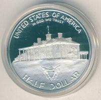 USA 1982. 1/2$ Ag "Washington" díszkiadásban, tanúsítvánnyal T:PP