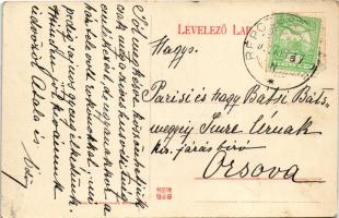 1912 Répcecsáford (Csáfordjánosfa, Sopron, posta, távirda és vasút Répceszemerén), Simon kúria, kast...