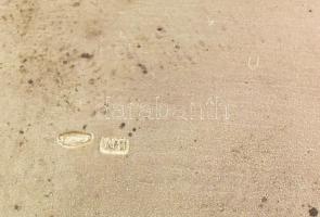 Ezüst (Ag) cigarettatárca, jelzett, kis hibákkal, 8,5x13,5cm. Nettó: 185g