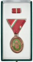 2002. Az Aranykor Kitüntető Cím bronz fokozata zománcozott bronz kitüntetés mellszalagon, szalagsávval dísztokban T:1 NMK 814