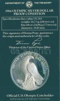 USA 1984. 1$ Ag "Olimpia" T:PP Díszkiadásban!