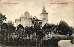 1908 Balatonfüred, Hercegprímás nyaralója. Grüner Simon kiadása (EK)