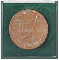 1972. "Vitézek! Mi lehet e széles föld felett... / Balassi Bálint" kétoldalas öntött bronz...