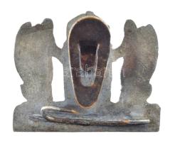 ~1920. "Versenybíró" zománcozott bronz gomblyukjelvény, sérült tűvel T:2