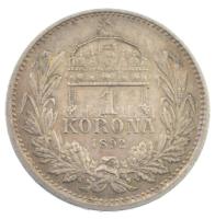 1892KB 1K Ag "Ferenc József" T:2- kis ph Adamo K5